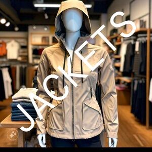 Women's Beige Hooded Jacket